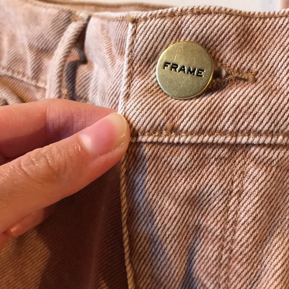 Frame Le Sylvie Slender Straight Sand Jeans - Picture 6 of 11